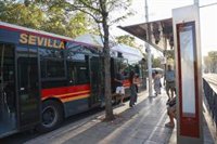 Tussam mantendrá el 50% del servicio este lunes en Sevilla por la huelga nacional del transporte