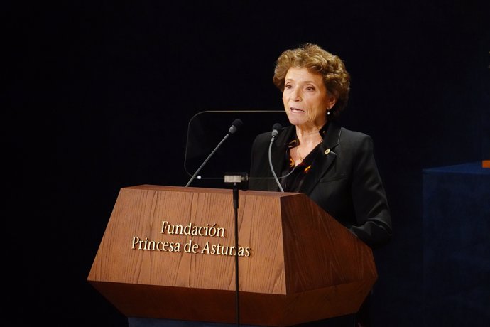 La presidenta de la Fundación Princesa de Asturias, Ana Isabel Fernández.