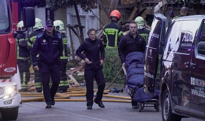 Una persona ha fallecido en el derrumbe del edificio de La Albericia