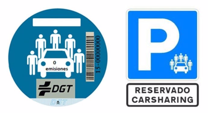 El Ayuntamiento de Valladolid señaliza los estacionamientos reservados para vehículos de uso compartido en varias zonas