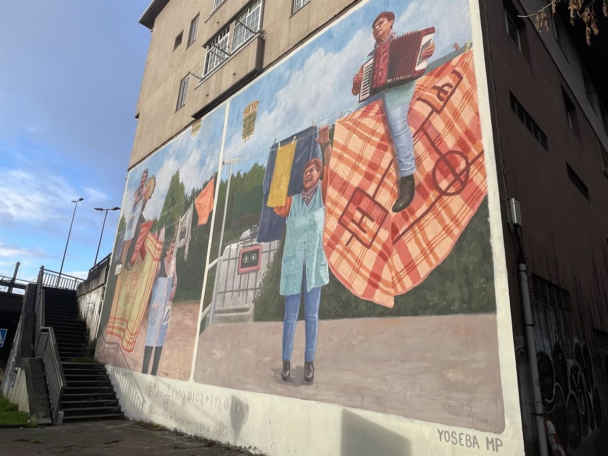 Supercomputación, cuántica y  Mujeres con superpoderes , unidos en un nuevo mural en Santiago