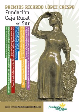 Archivo - Cartel de los Premios Ricardo López Crespo.