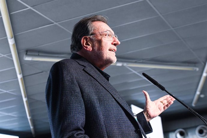 El portavoz de Junts en el Senado, Josep Lluís Cleries, durante el congreso de Junts, a 25 de octubre de 2024, en Calella, Barcelona, Cataluña (España). Hoy, arranca en Calella el congreso de Junts, que durará todo el fin de semana y en el que el expresid