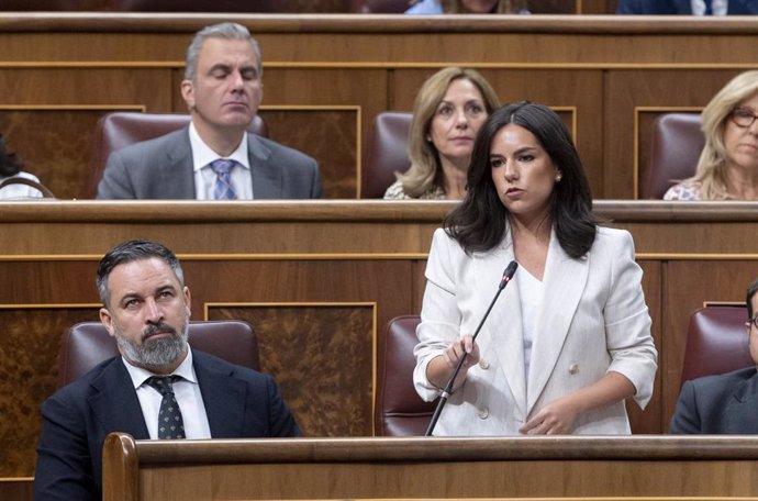 Archivo - La portavoz de VOX en el Congreso, Pepa Millán, en el Congreso de los Diputados, a 11 de septiembre de 2024, en Madrid (España). 