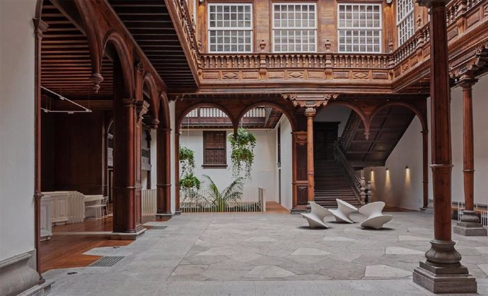 Interior del Palacio de Carta, ubicado en la Plaza de la Candelaria en Santa Cruz de Tenerife