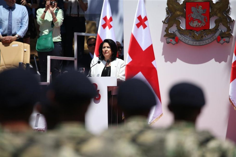 Archivo - La presidenta georgiana, Salome Zurabishvili