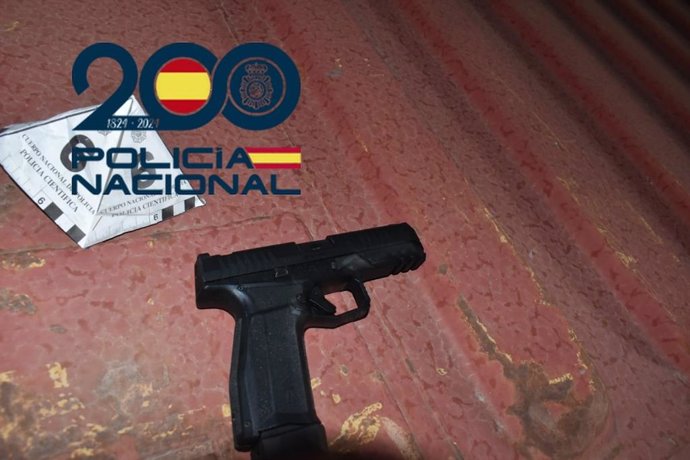 Imagen de la pistola intervenida