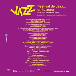 La programación en las calles y plazas del Festival de 'Jazz en tu zona' anticipa desde este viernes 1 de noviembre una 38 edición del Festival Internacional de Jazz de Málaga que abre al día siguiente en el Teatro Cervantes