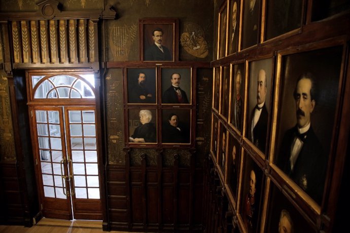 Archivo - Interior del Ateneo de Madrid.