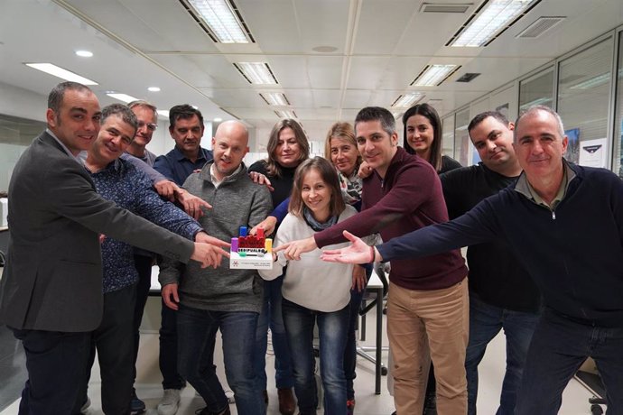 El equipo de Transformación Digital de la DPH recoge el premio.