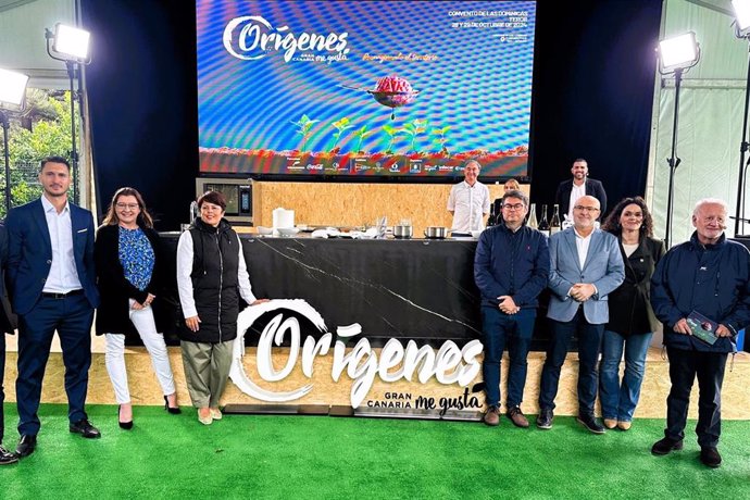 La diputada provincial de Desarrollo Económico Sostenible, Esperanza González, participa en la inauguración del encuentro profesional de gastronomía 'Orígenes Gran Canaria'