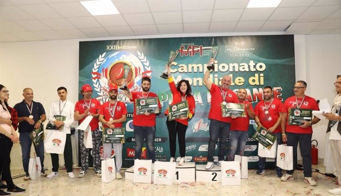 La campeona en el mundial de pizza picante, Rocío Marquina.