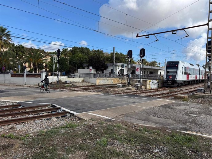 Paso a nivel en Paterna