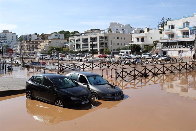 Inundaciones en Porto Cristo.