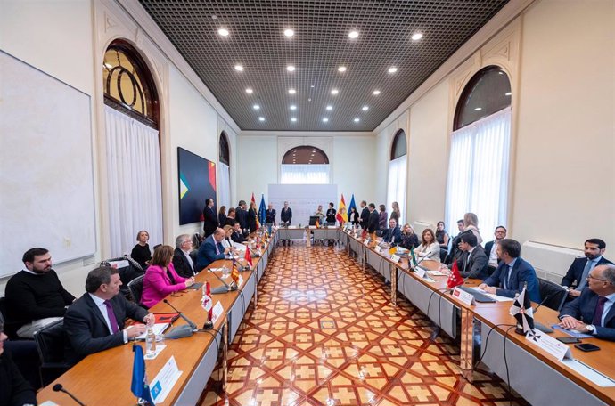 Los consejeros de las CCAA participan en la reunión preparatoria de la Conferencia de Presidentes junto en Madrid,