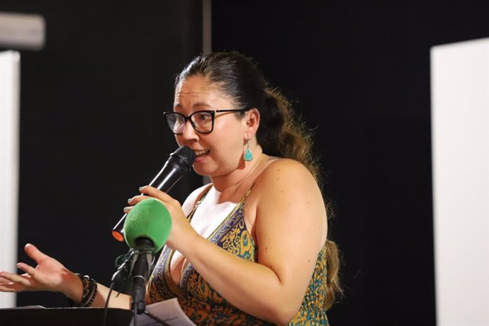 La secretaria de Organización de Podemos Andalucía, Raquel Martínez.