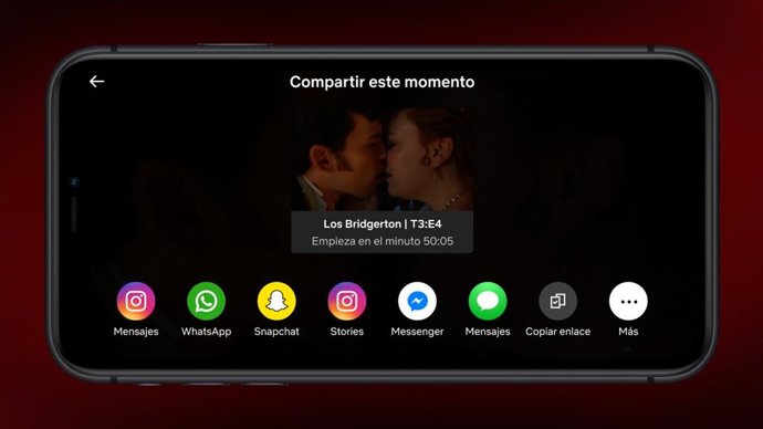 Compartir momentos de series y peliculas