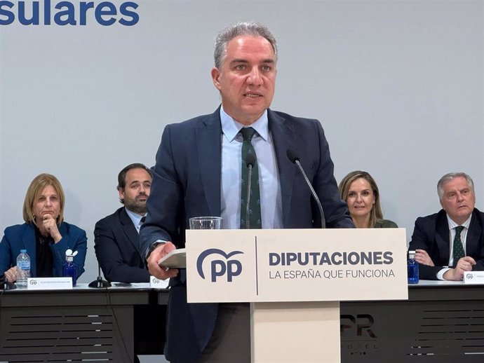 El vicesecretario nacional del PP, Elías Bendodo.