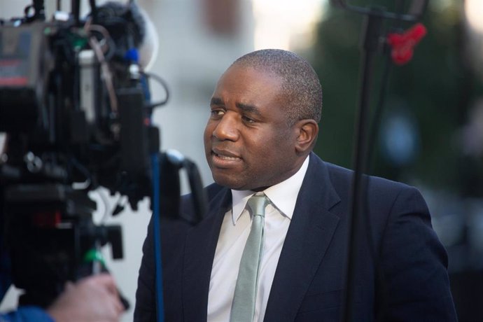 Archivo - El ministro de Asuntos Exteriores de Reino Unido, David Lammy