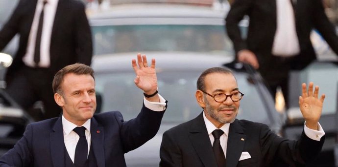 Emmanuel Macron y Mohamed VI