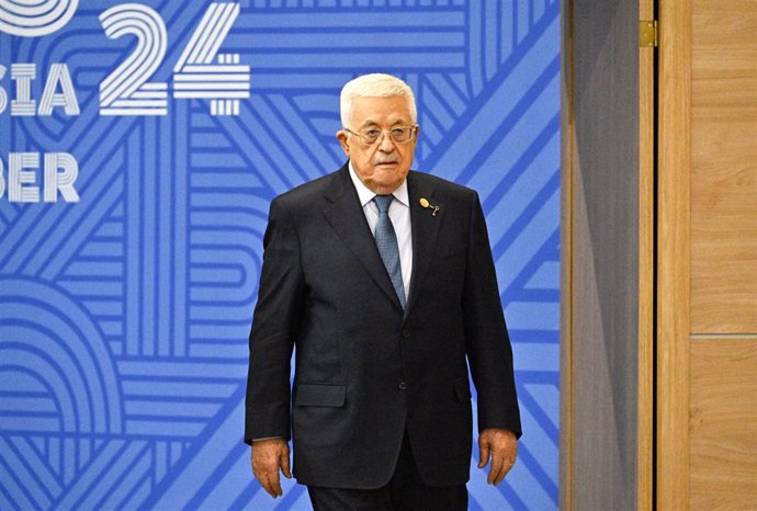 El presidente palestino, Mahmoud Abbas