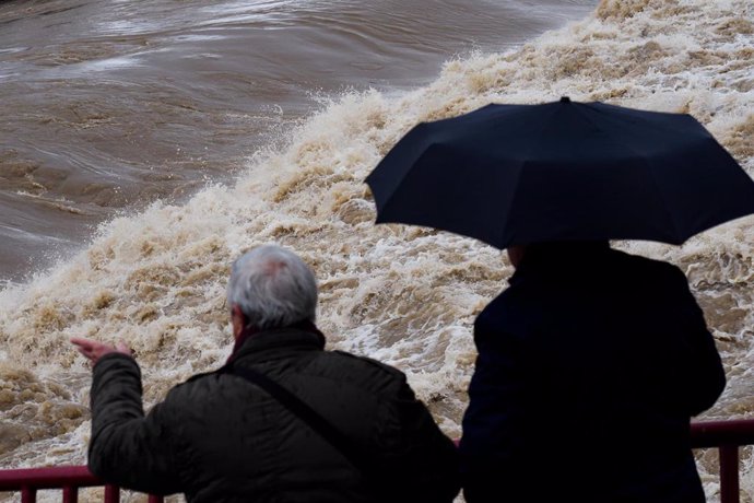 Archivo - Lluvias en La Rioja