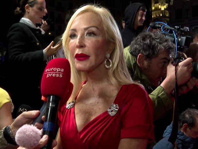 Carmen Lomana en los premios 'Women of the Year' de Harper's Bazaar