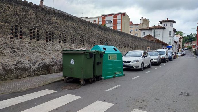 Archivo - Contenedor de Cogersa. Reciclaje. Basura.