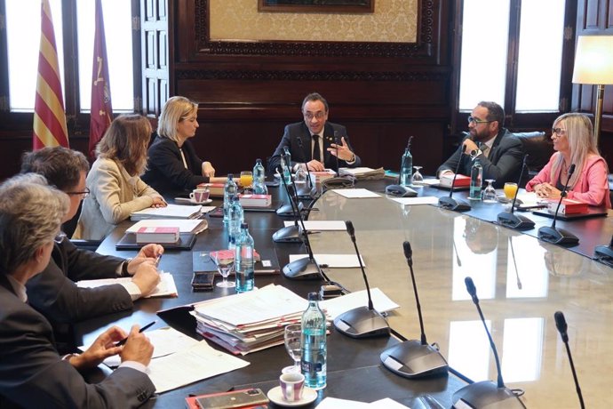 Reunión de la Mesa del Parlament