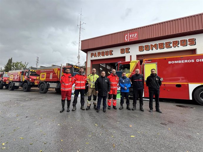 Presentación de nuevos vehículos para los parques de bomberos de la provincia de Granada