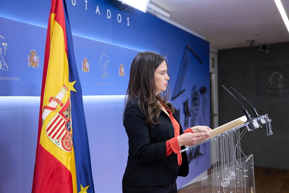 Archivo - La diputada del PP Belén Hoyo