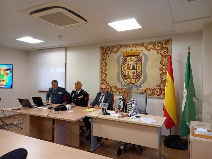 Jornadas de colaboración entre Fiscalía, Policía Nacional y Guardia Civil con la fiscal superior de Andalucía, Ana Tárrago