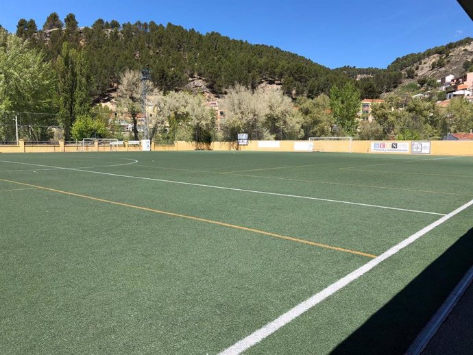 Campo de fútbol en Cuenca.