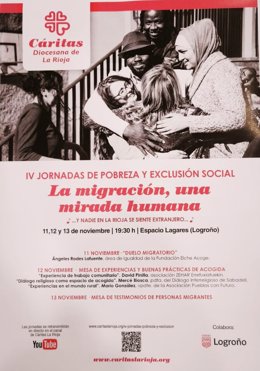 Testimonios y buenas prácticas para abordar la migración, en las IV Jornadas de Pobreza y Exclusión Social de logroño