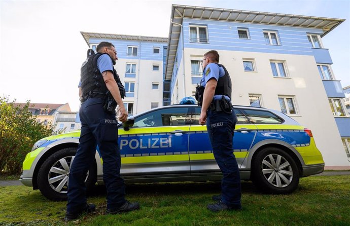 Imagen de archivo de agentes de la Policía de Alemania