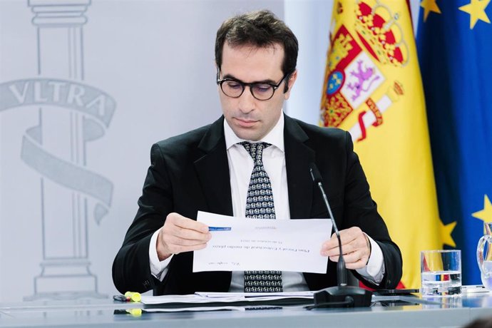 El ministro de Economía, Comercio y Empresa, Carlos Cuerpo. 