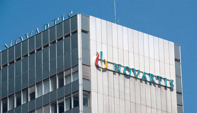 Archivo - Logo de Novartis.