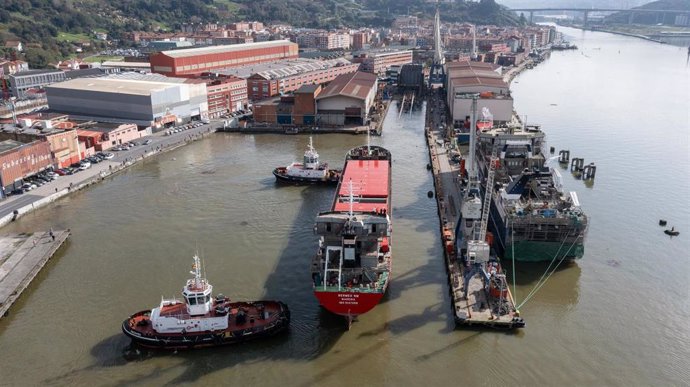 Botadura del carguero "Bermeo NM"