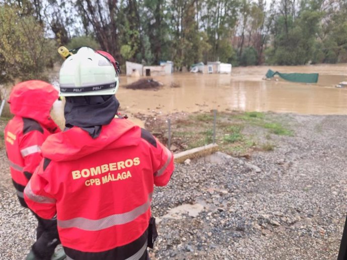 Efectivos del CPB durante un rescate