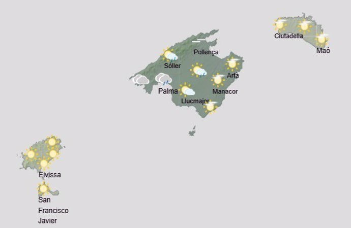 El tiempo hoy, miércoles 30 de octubre, en Baleares.