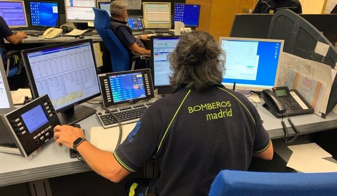 Intervenciones de los Bomberos de Madrid por la lluvia y el viento