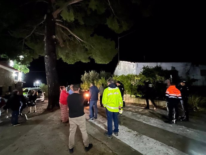 Evacuación del camping 'La Puerta', en Moratalla (Murcia)