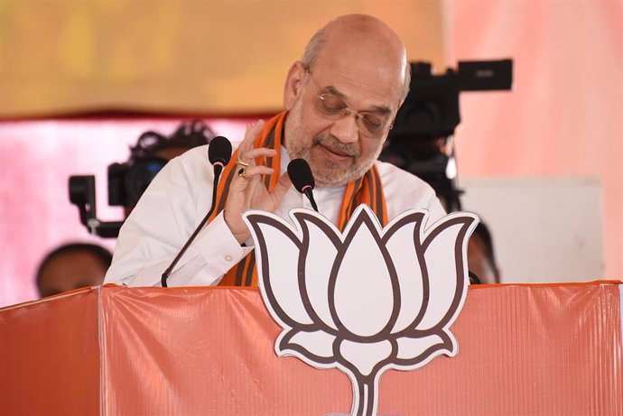 Archivo - El ministro del Interior de India, Amit Shah.