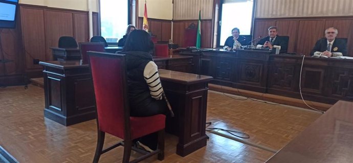 Imagen de la acusada durante el juicio