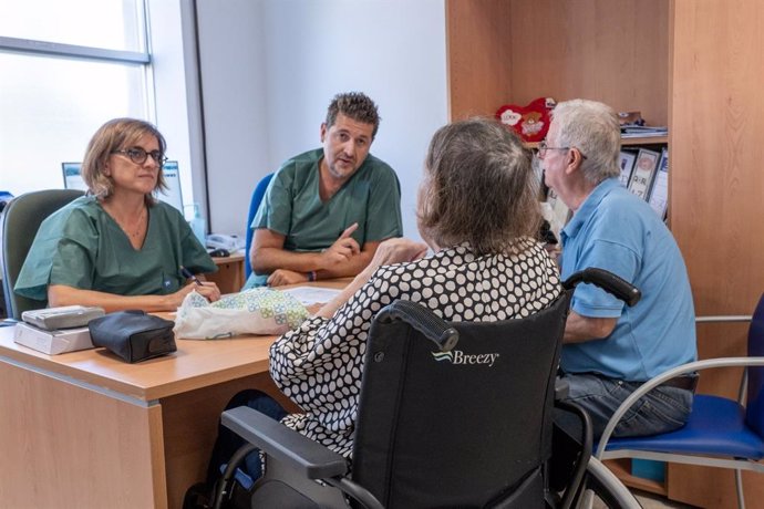 Consulta post UCI en el Hospital de Jaén.