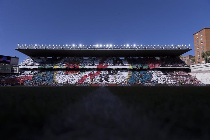 Archivo - Rayo Vallecano centenary events before the Spanish League, LaLiga EA Sports, football match played between Rayo Vallecano and Athletic Club de Bilbao at Estadio de Vallecas on May 25, 2024, in Madrid, Spain.