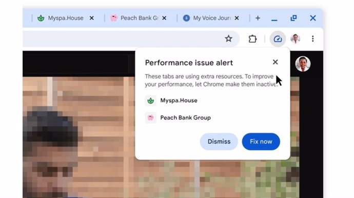 Google Chrome añade un indicador de rendimiento