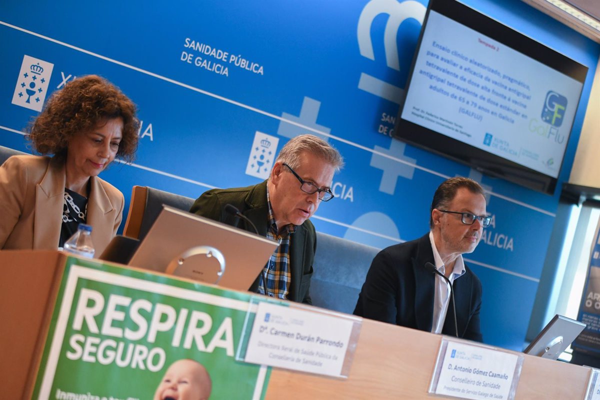 Sanidade expects 70,000 Galicians aged 65 to 79 to enter the study with the flu vaccine