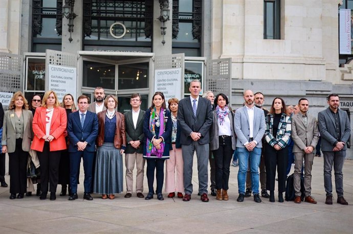 Minuto de silencio por los afectados por la DANA en Madrid