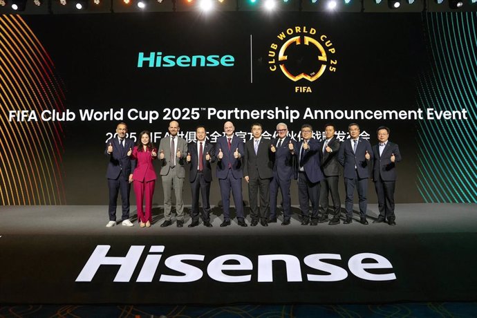 FIFA y Hisense firman un acuerdo de patrocinio para el Mundial de Clubes 2025.